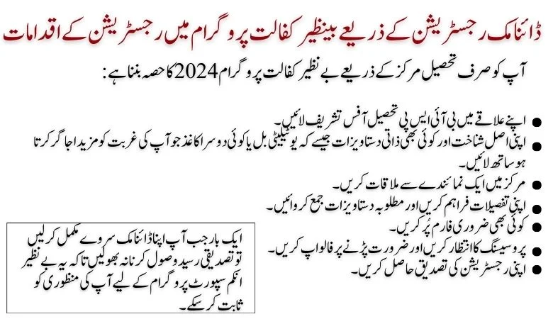 How to enroll in kafalat program through dynamic registration