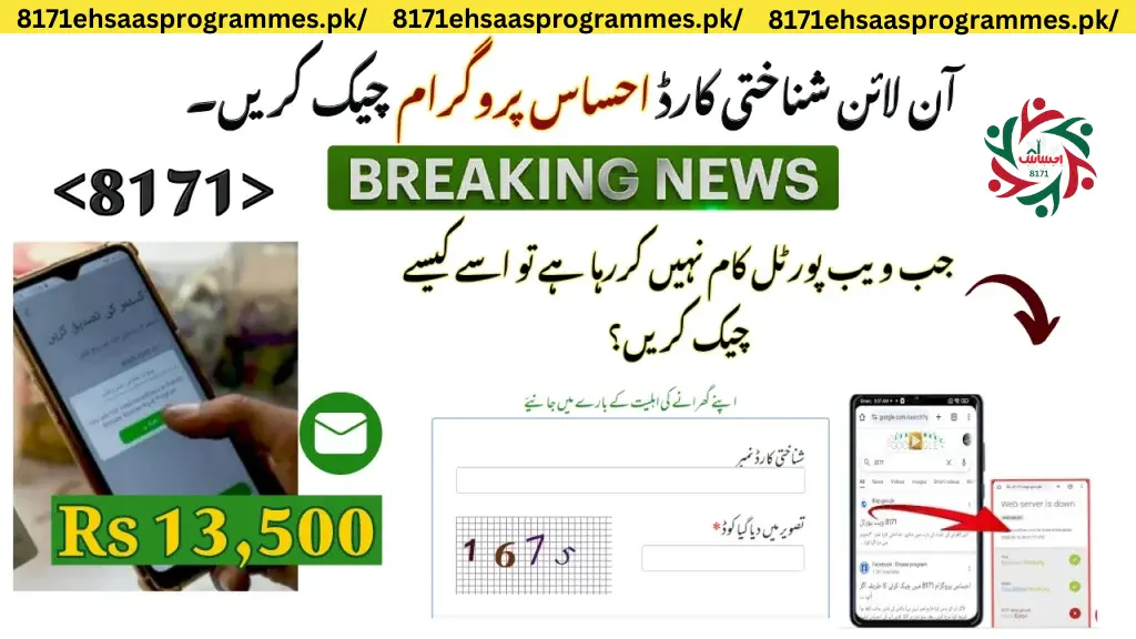 Ehsaas Program 8171 Check Online CNIC: New Phase Of 13500!